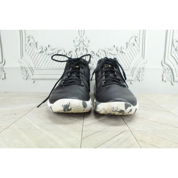 Under Armour YMUV Black Leather Mesh Lightweight Basketball Shoes 11.5 - Picture 4 of 9